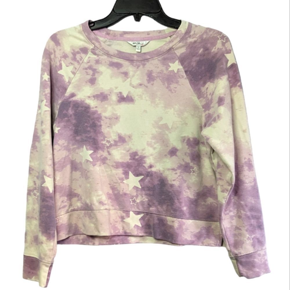 *Wildfox Purple Star Tye Dye Sweatshirt Sz.S